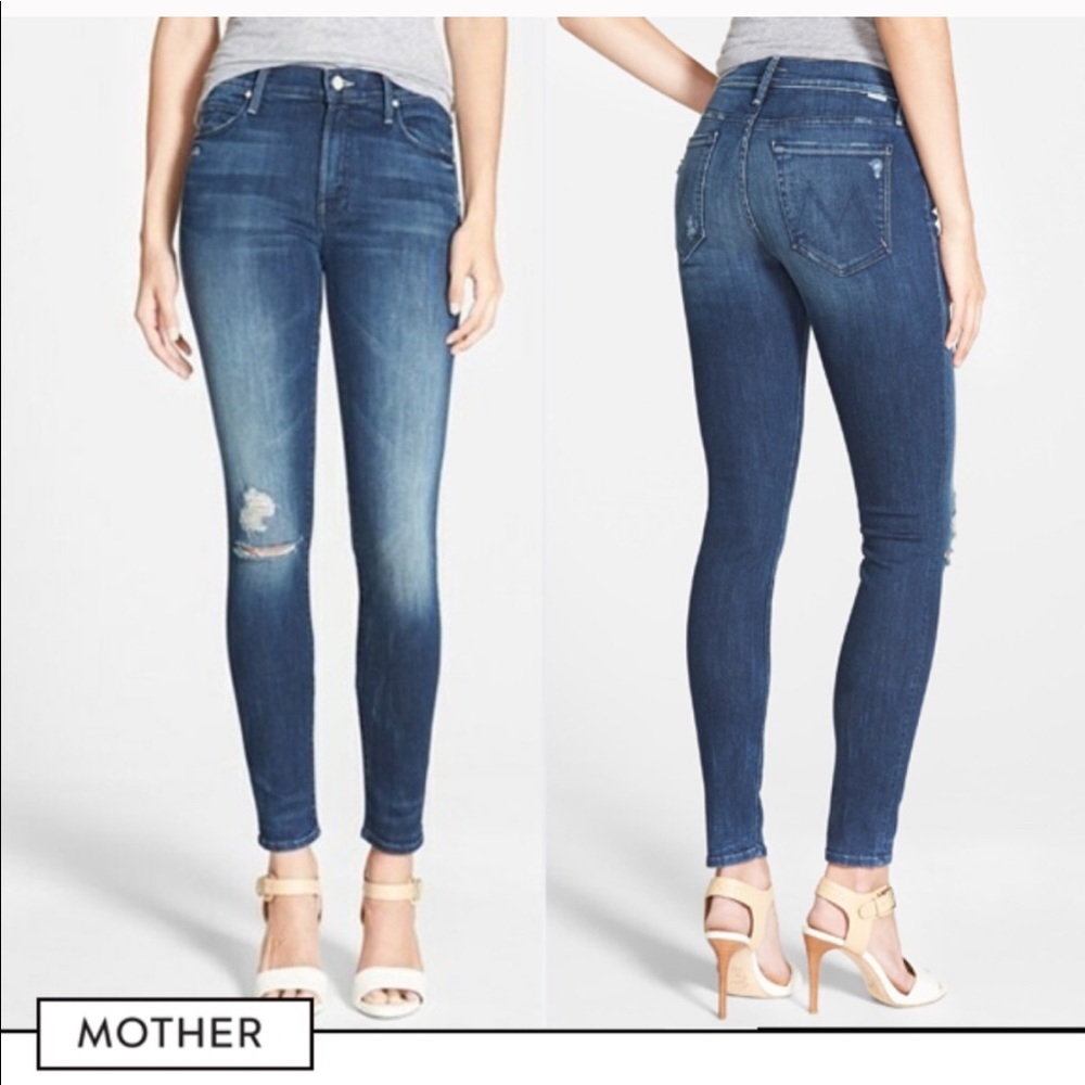 MOTHER Denim The Charmer in Echoes